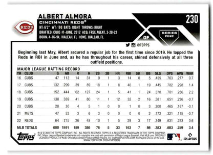 2023 Topps Albert Almora Cincinnati Reds #230