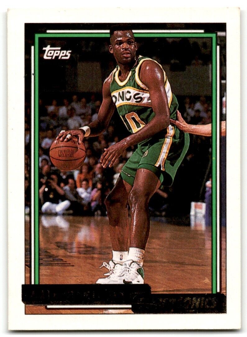 1992-93 Topps Gold Nate McMillan Seattle SuperSonics #306