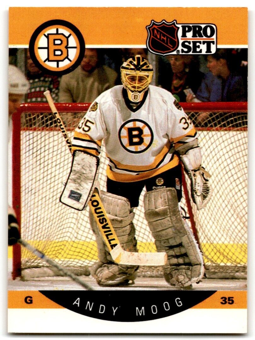 1990-91 Pro Set Andy Moog Boston Bruins #10