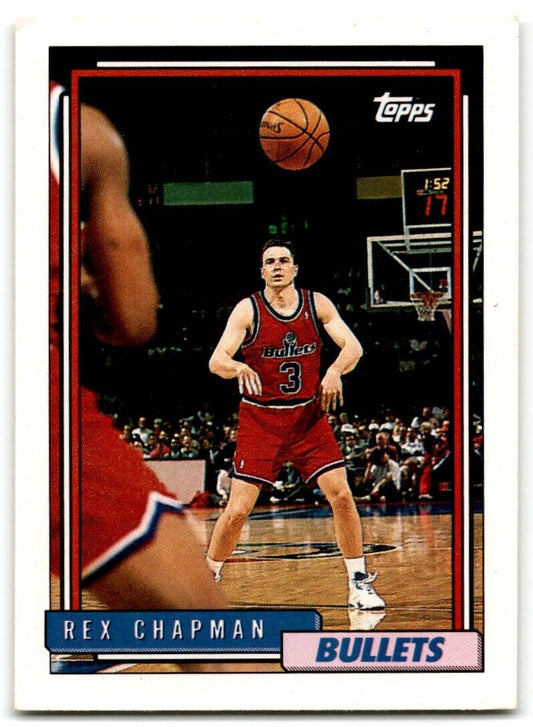 1992-93 Topps Rex Chapman Washington Bullets #262