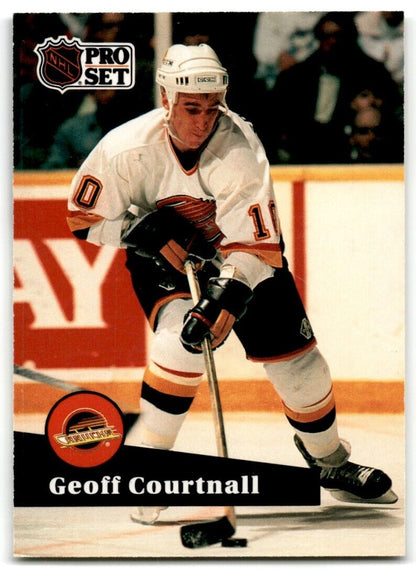 1991-92 Pro Set Geoff Courtnall Vancouver Canucks #245