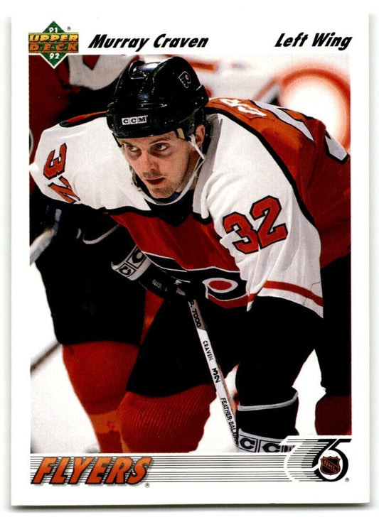 1991-92 Upper Deck Murray Craven Philadelphia Flyers #306