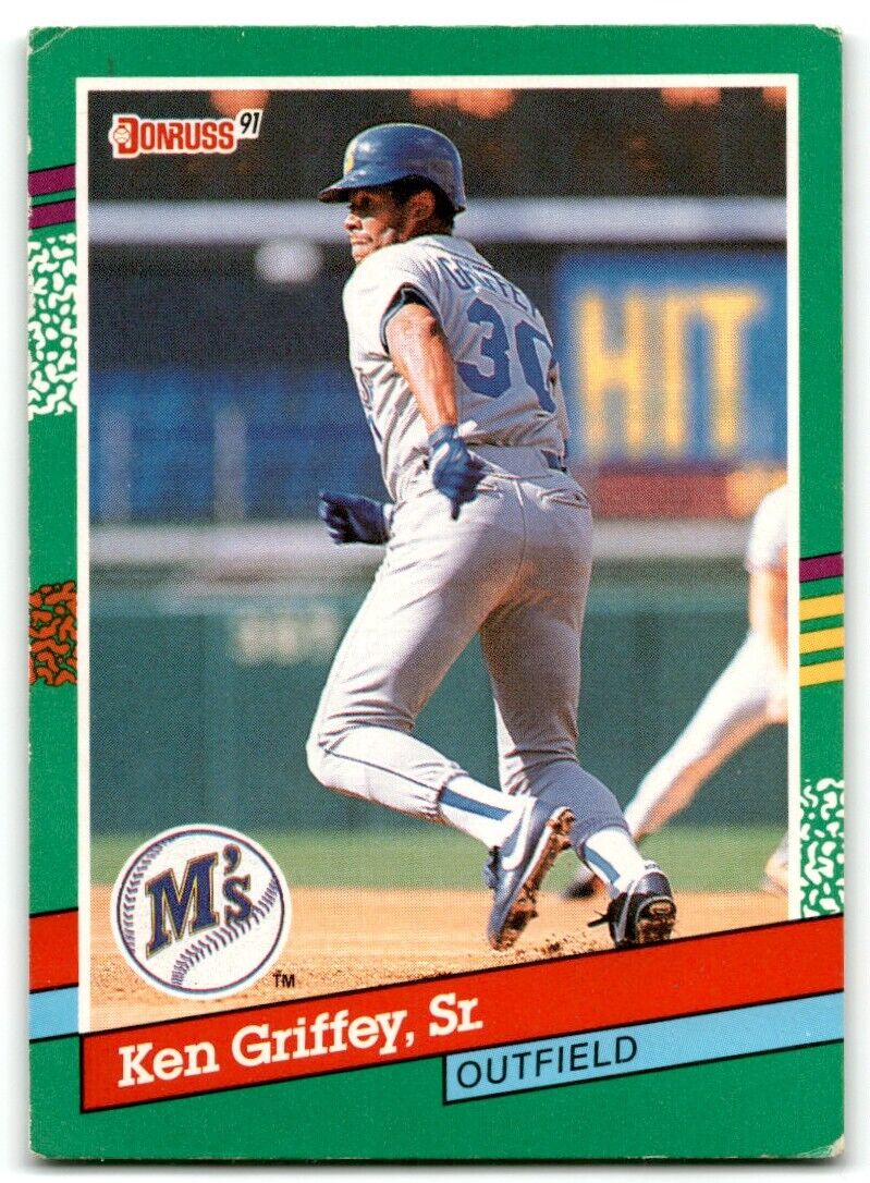 1991 Donruss Ken Griffey, Sr. Seattle Mariners #452