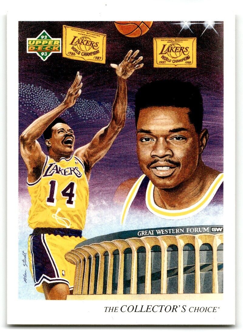 1992-93 Upper Deck Sam Perkins Los Angeles Lakers #47