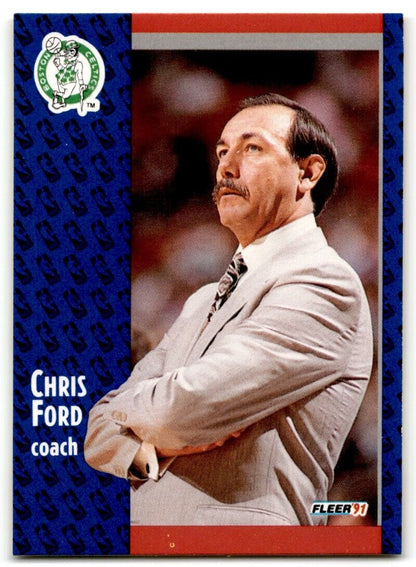 1991-92 Fleer Chris Ford Boston Celtics #10