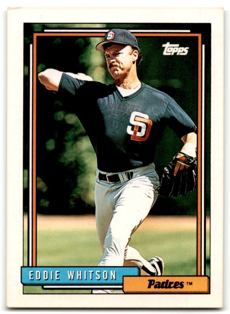 1992 Topps Gold Winners Eddie Whitson San Diego Padres #228