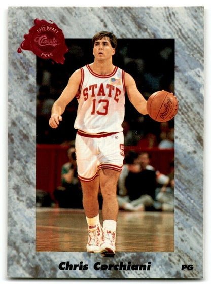 1991-92 Classic Chris Corchiani Rookie NC State Wolfpack #174