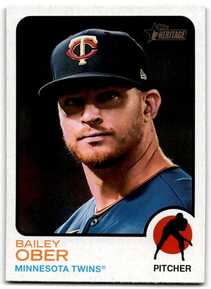 2022 Topps Heritage High Number Bailey Ober Minnesota Twins #632