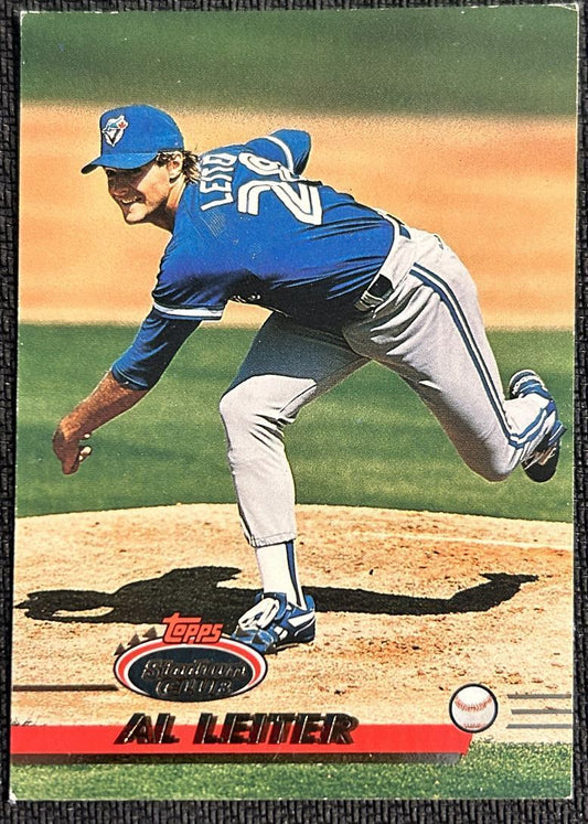 1993 Topps Stadium Club Al Leiter Toronto Blue Jays #670