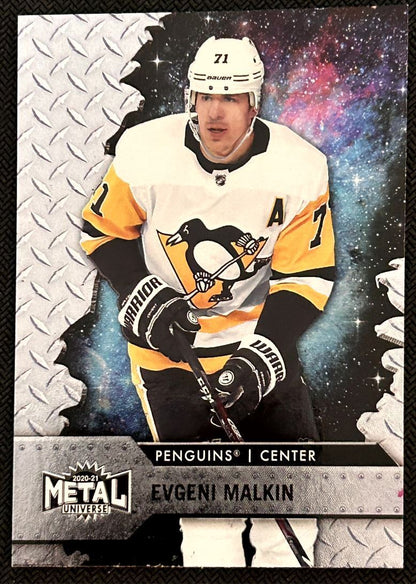 2020-21 Skybox Metal Universe Evgeni Malkin Pittsburgh Penguins #71