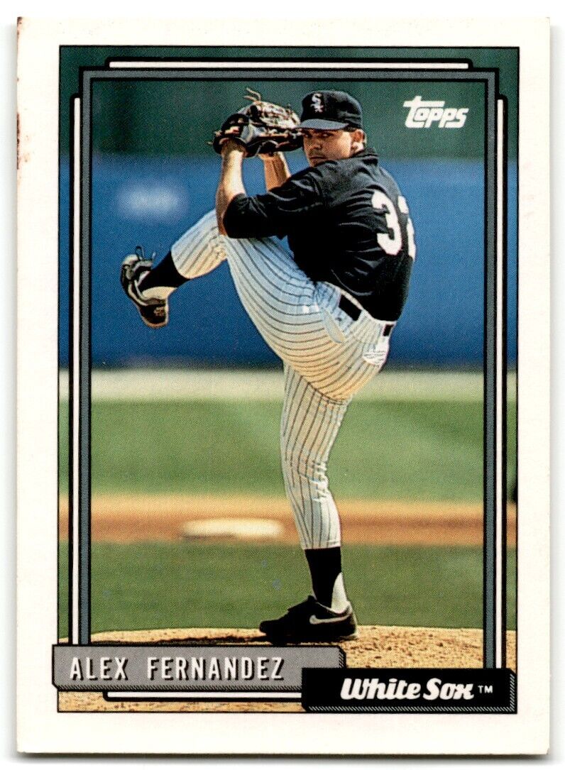 1992 Topps Alex Fernandez Chicago White Sox #755