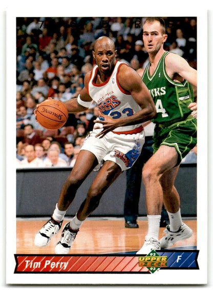 1992-93 Upper Deck Tim Perry Philadelphia 76ers #393