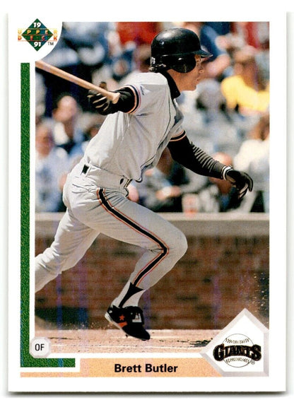 1991 Upper Deck Brett Butler San Francisco Giants #218