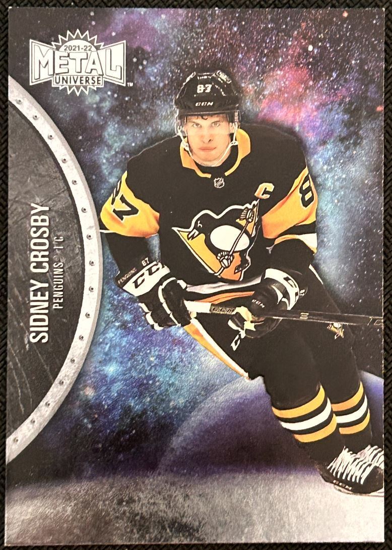 2021-22 Skybox Metal Universe Sidney Crosby Pittsburgh Penguins #100