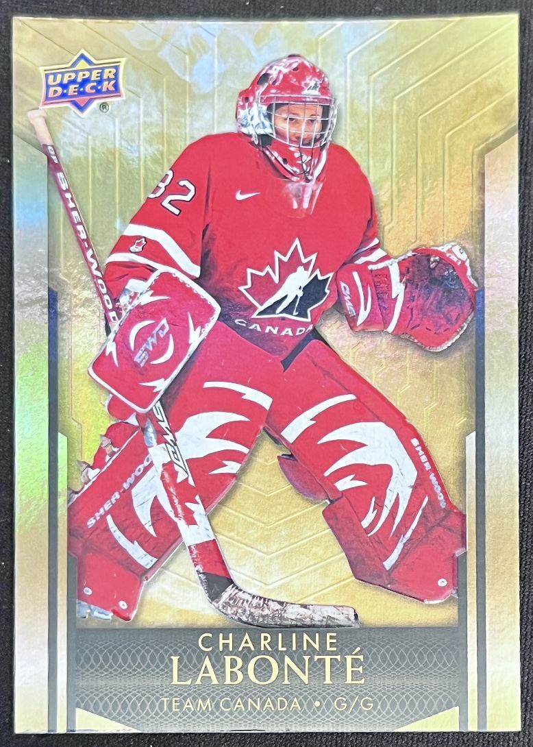 2023-24 Upper Deck Tim Hortons Legends Tim Horton Charline Labonté Team Canada