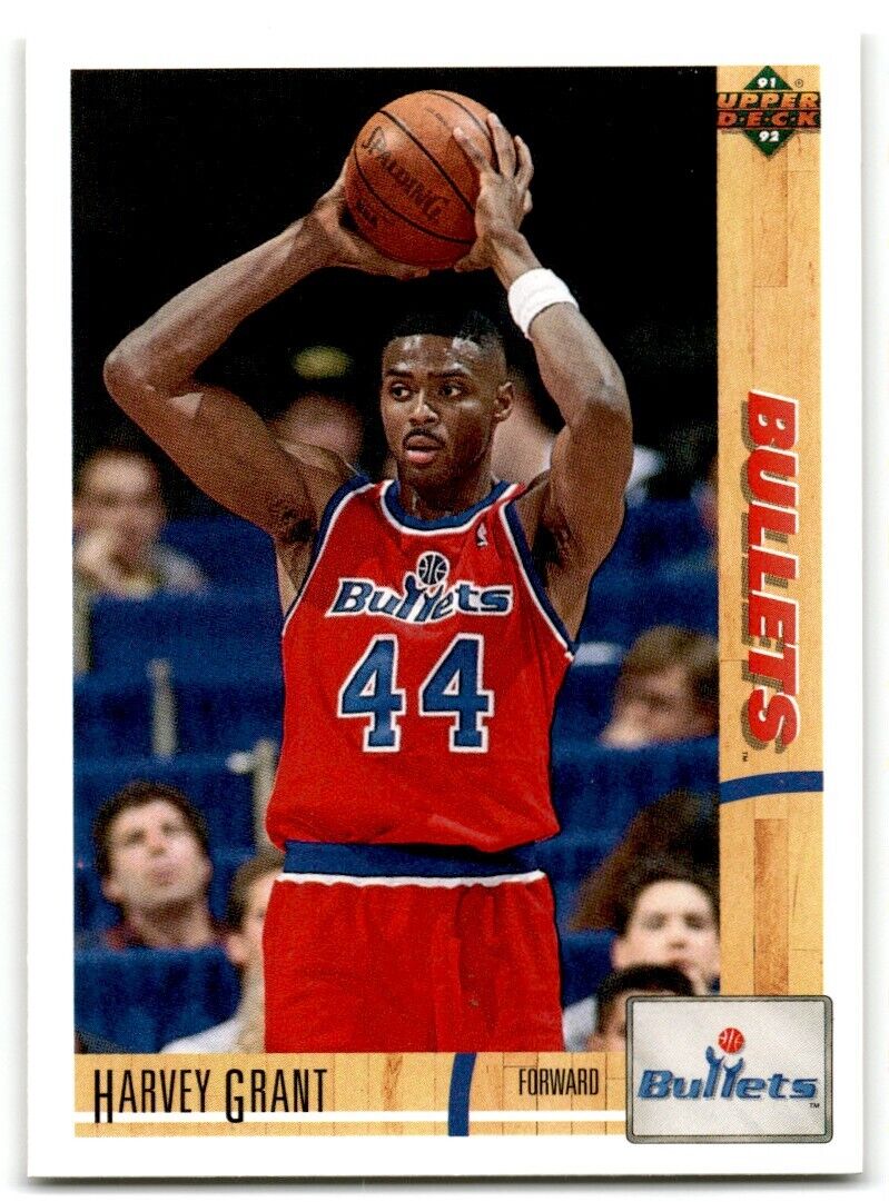 1991-92 Upper Deck Harvey Grant Washington Bullets #342