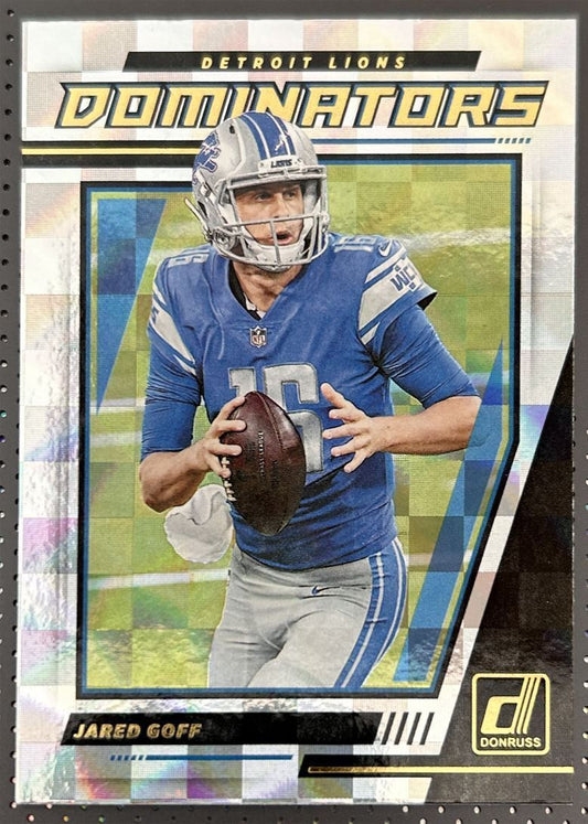 2021 Donruss Dominators Jared Goff Detroit Lions #D13