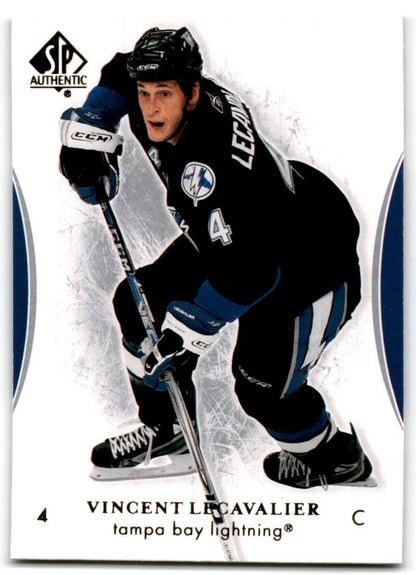 2007-08 SP Authentic Vincent Lecavalier Tampa Bay Lightning #27