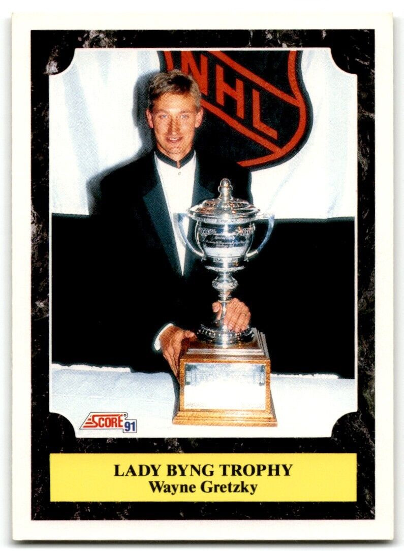 1991-92 Score Canadian Wayne Gretzky (Lady Byng Trophy) Los Angeles Kings #324