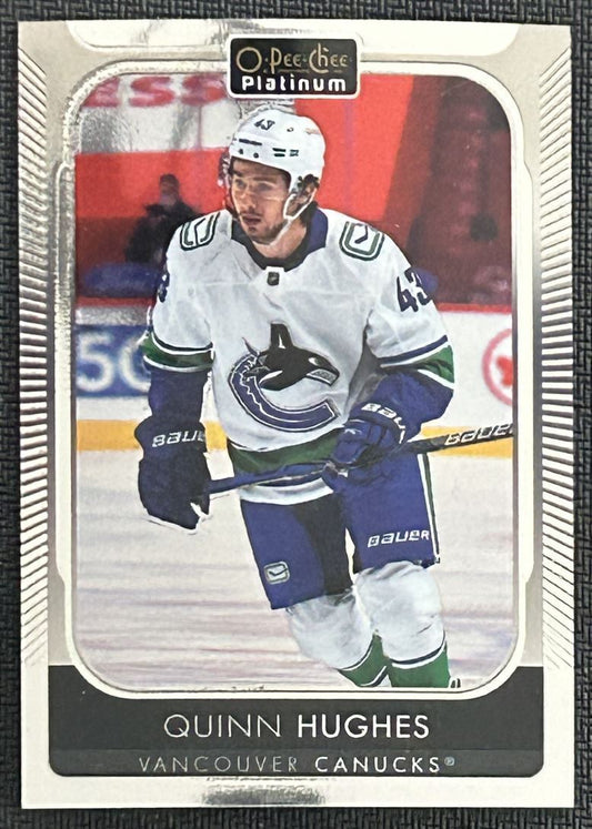 2021-22 O-Pee-Chee Platinum Quinn Hughes Vancouver Canucks #121