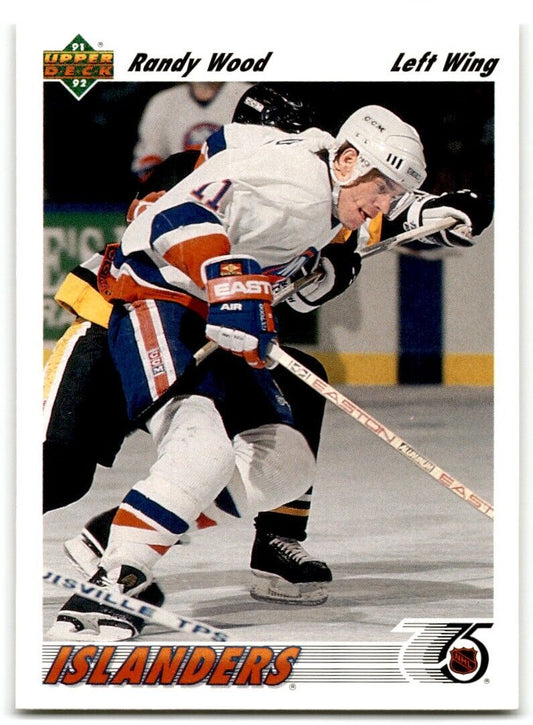 1991-92 Upper Deck Randy Wood New York Islanders #289