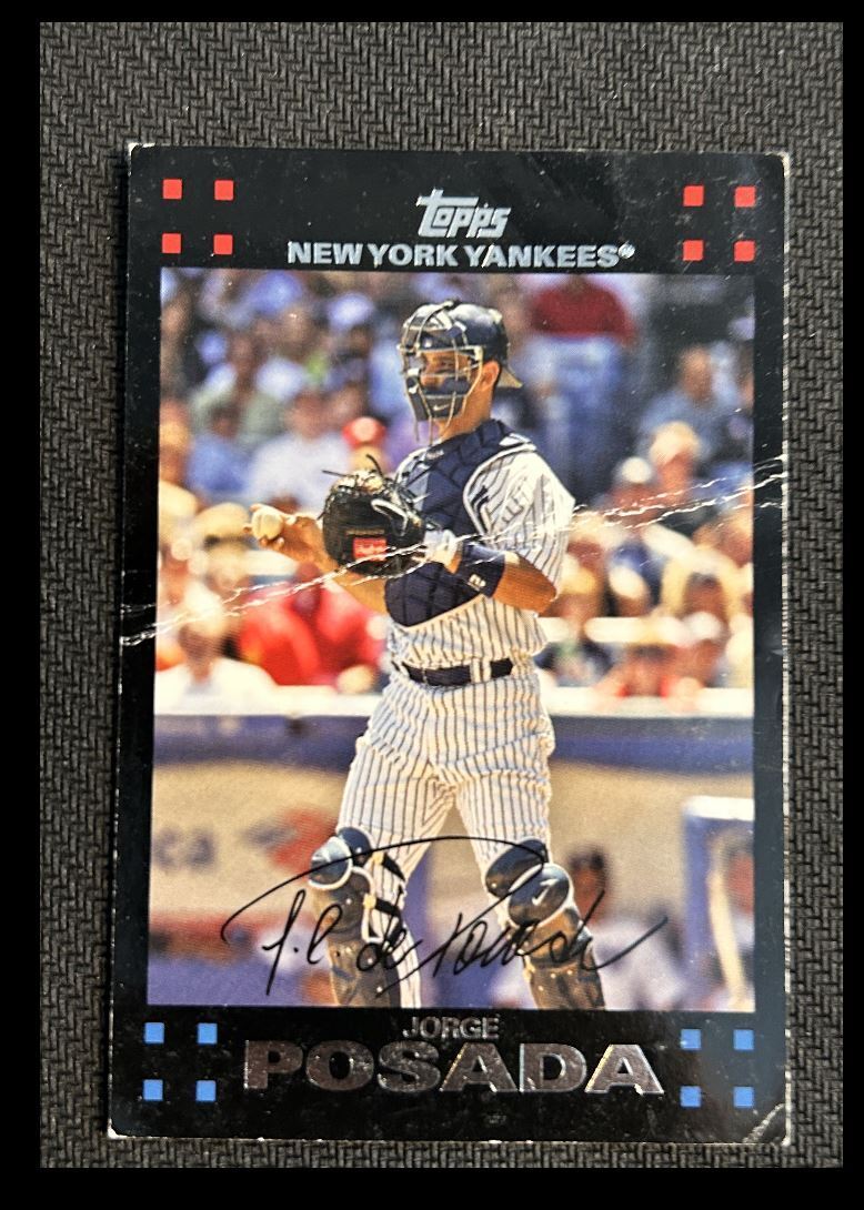 2007 Topps New York Yankees Jorge Posada New York Yankees #NYY13