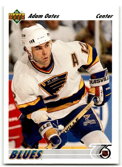 1991-92 Upper Deck Adam Oates St. Louis Blues #252