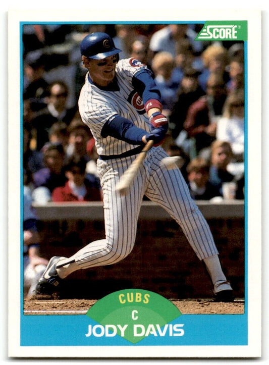 1989 Score Jody Davis Chicago Cubs #173