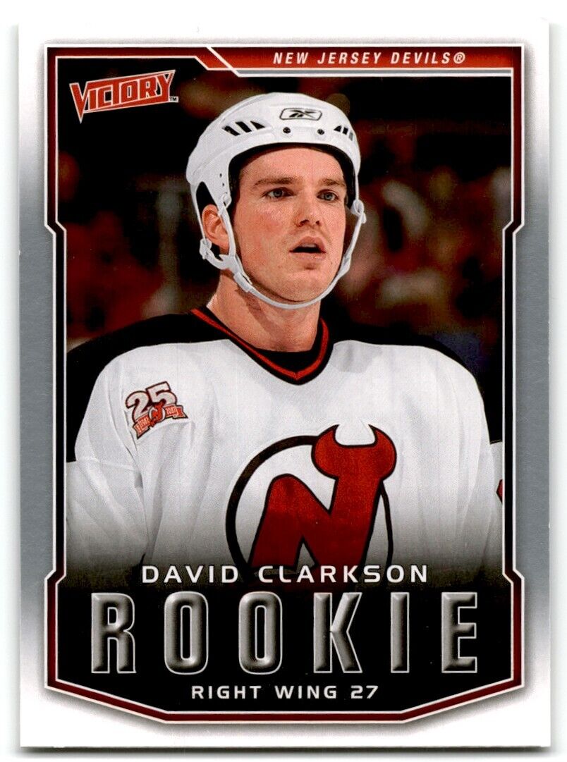 2007-08 Upper Deck Victory David Clarkson Rookie New Jersey Devils #205