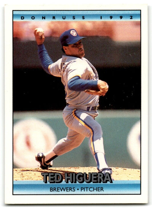 1992 Donruss Ted Higuera Milwaukee Brewers #294