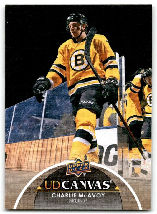 2021-22 Upper Deck UD Canvas Charlie McAvoy Boston Bruins #C127