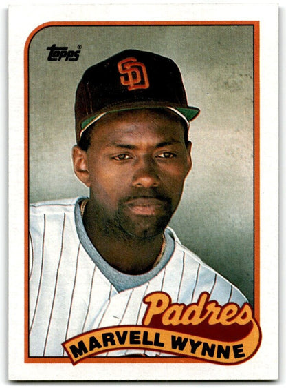 1989 Topps Marvell Wynne San Diego Padres #353