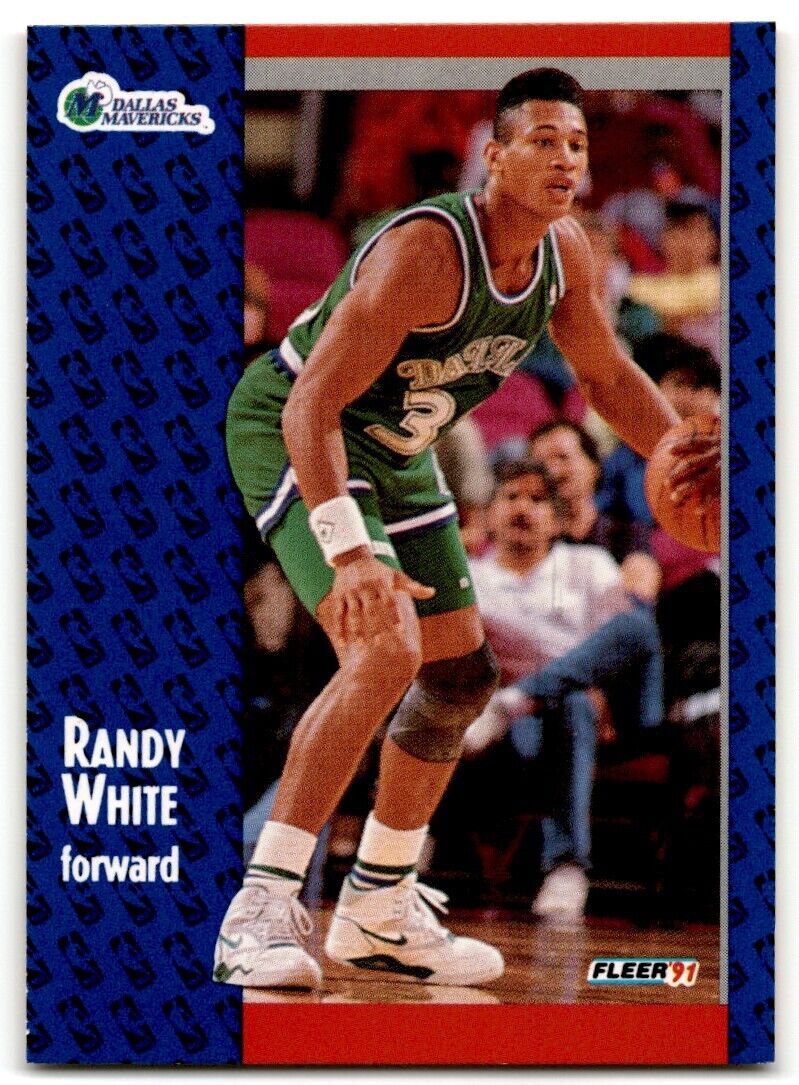 1991-92 Fleer Randy White Dallas Mavericks #47