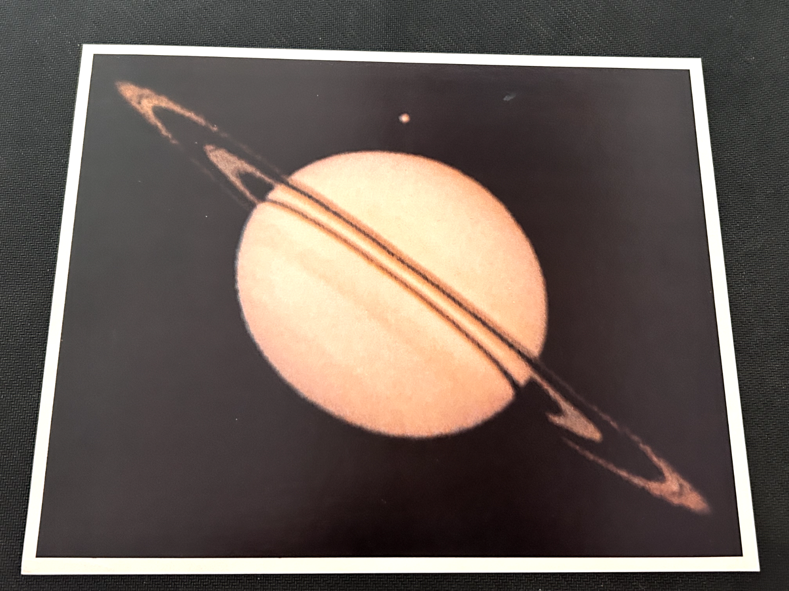 NASA Best view yet available of Saturn and its rings from Pioneer 8X10 litho