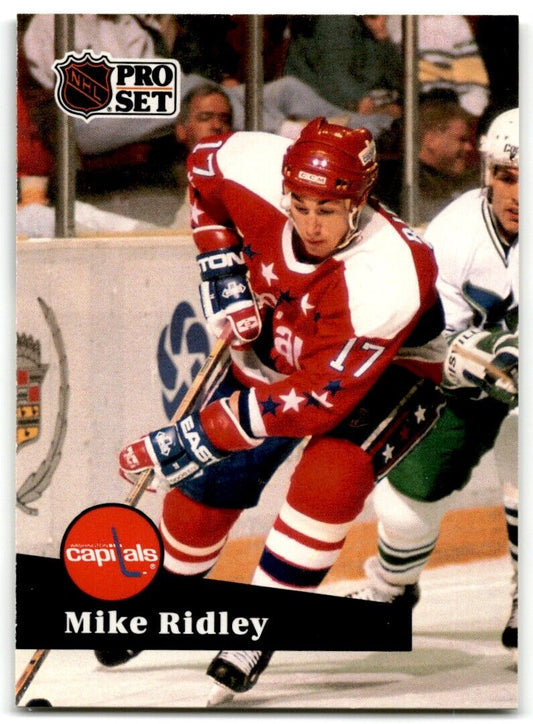 1991-92 Pro Set Mike Ridley Washington Capitals #254