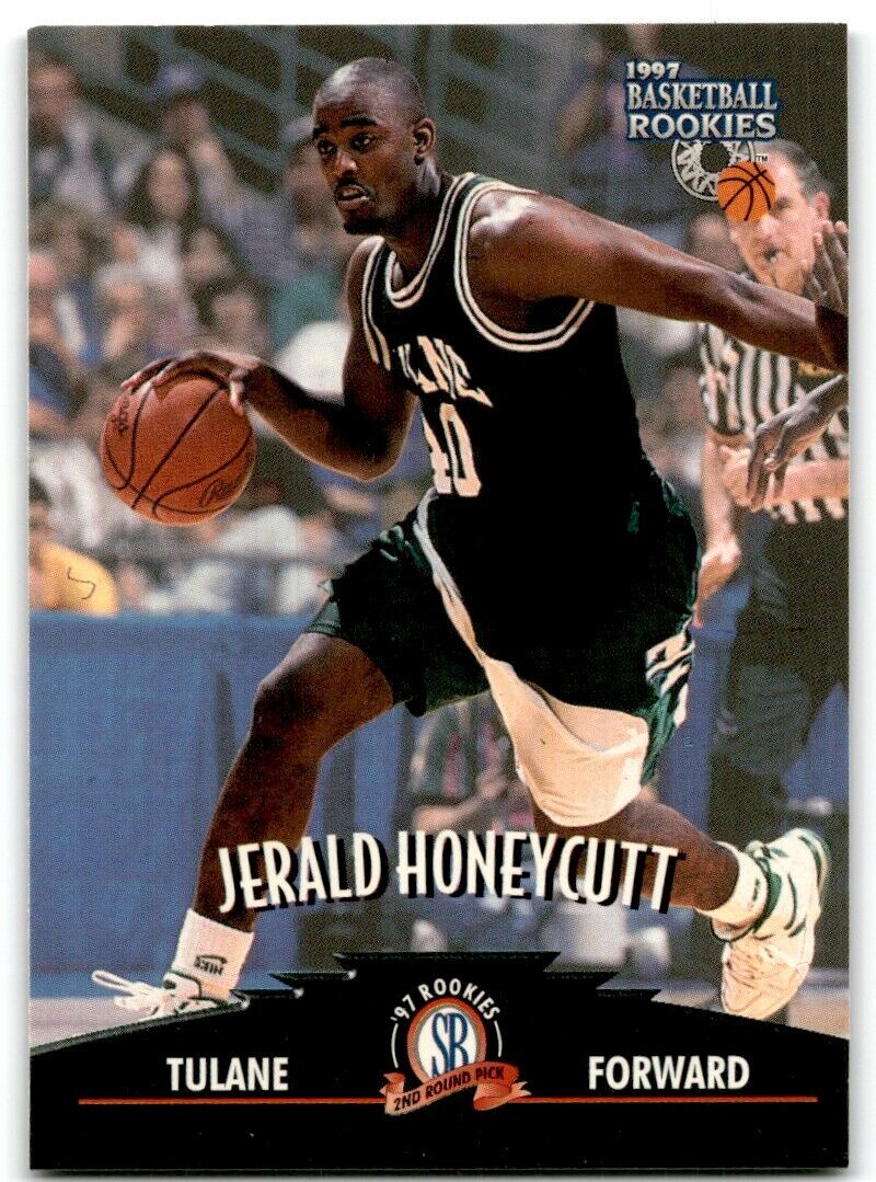 1997-98 Score Board Rookies Jerald Honeycutt Tulane Green Wave #43