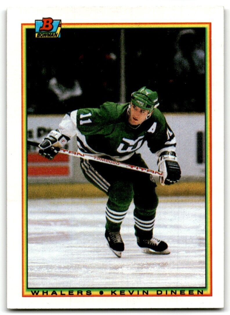 1990-91 Bowman Kevin Dineen Hartford Whalers #261