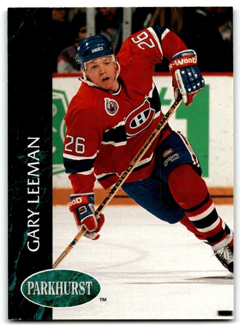 1992-93 Parkhurst Gary Leeman Montreal Canadiens #323