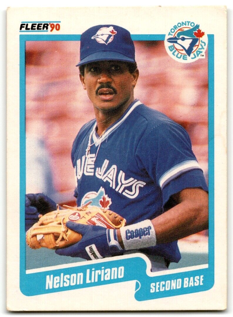 1990 Fleer Nelson Liriano Toronto Blue Jays #87