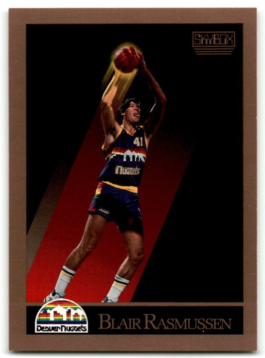 1990-91 SkyBox Blair Rasmussen Denver Nuggets #80