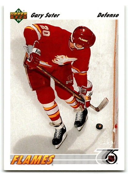 1991-92 Upper Deck Gary Suter Calgary Flames #341