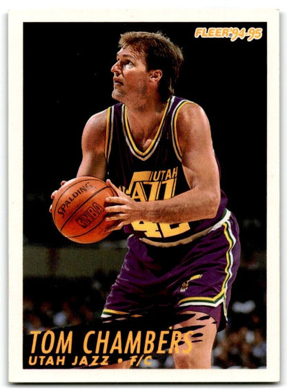 1994-95 Fleer Tom Chambers Utah Jazz #220