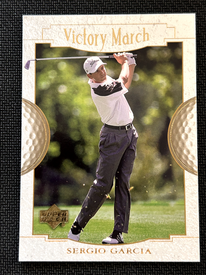 2001 Upper Deck Golf Trading Cards #168 Sergio Garcia Victory March