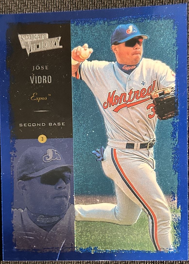 2000 Upper Deck Ultimate Victory Jose Vidro Montreal Expos #67