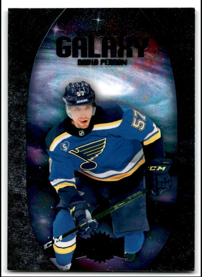 2021-22 Skybox Metal Universe Championship Galaxy David Perron St. Louis Blues