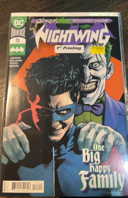 Nightwing #73 Cover A DC Comic Book 2020 Joker War