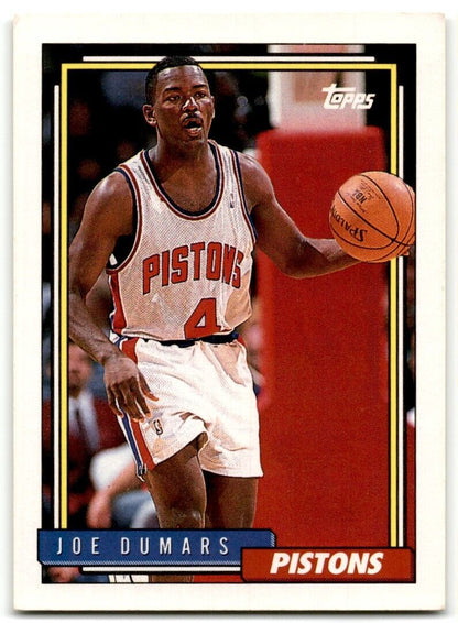 1992-93 Topps Joe Dumars Detroit Pistons #347