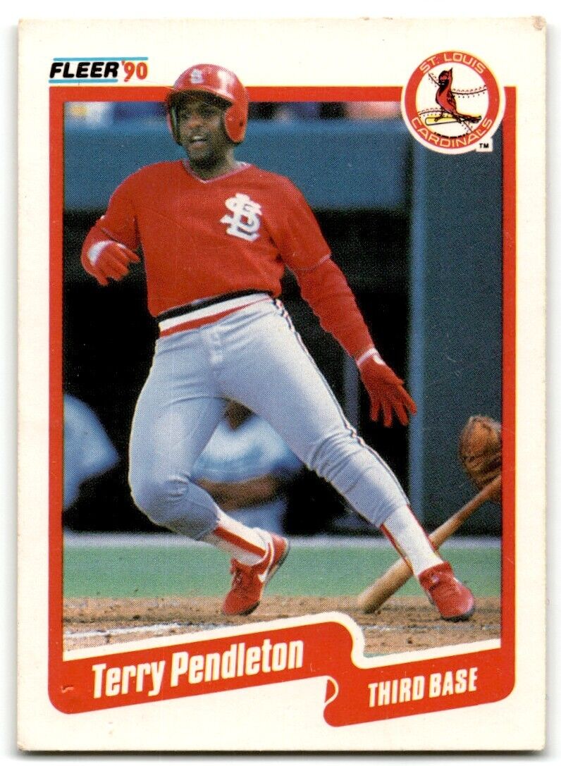 1990 Fleer Terry Pendleton St. Louis Cardinals #257