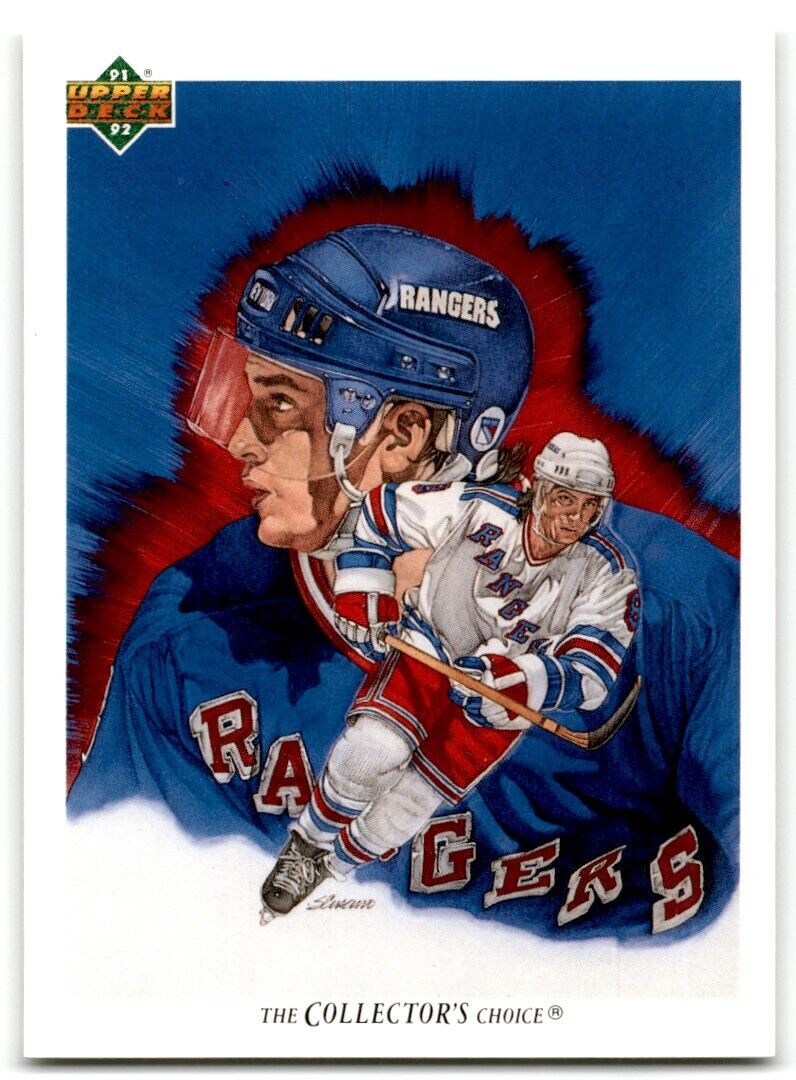 1991-92 Upper Deck Darren Turcotte New York Rangers #90