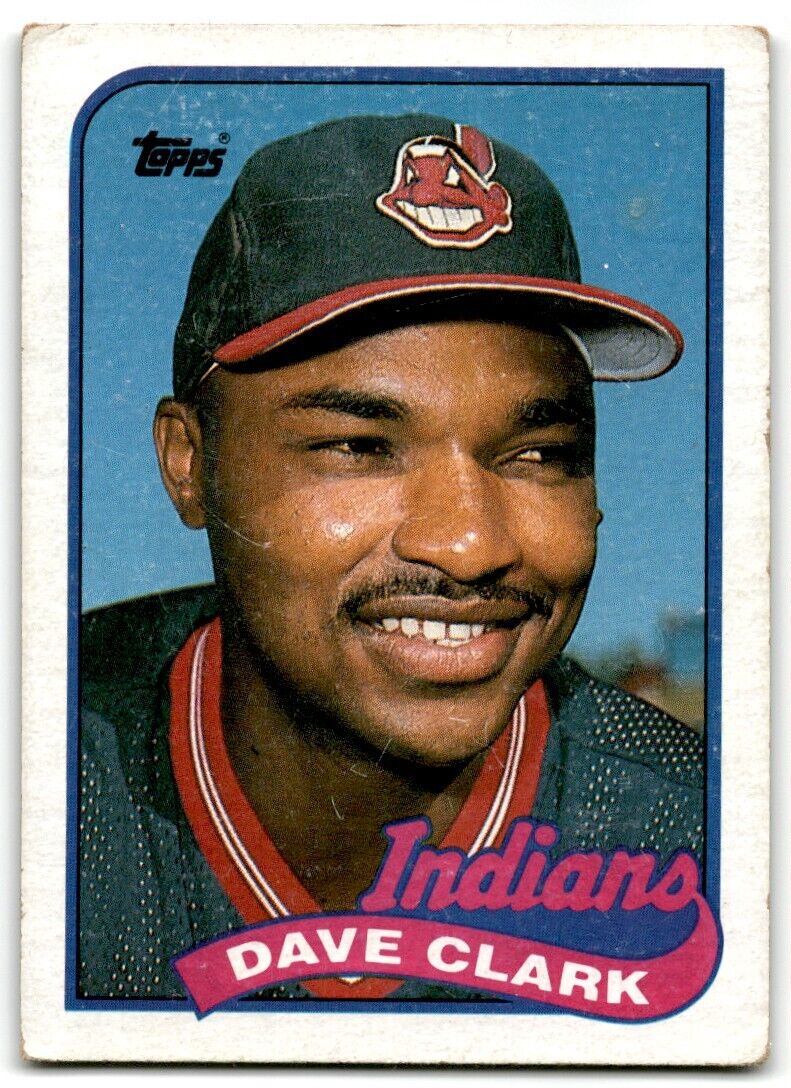 1989 Topps Dave Clark Cleveland Indians #574